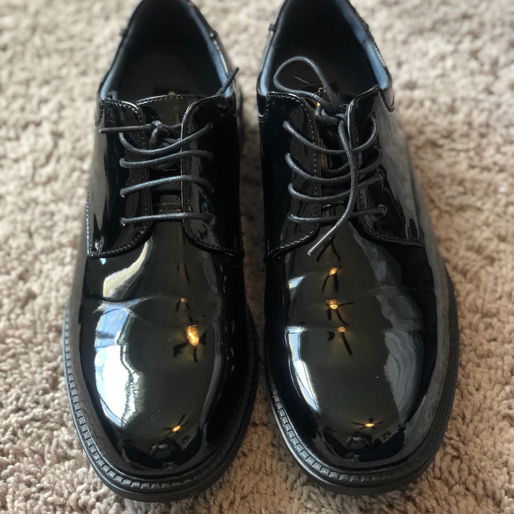 Bruno Marc Mens Faux Patent Leather Dress Shoes Classic Formal Oxford Shoes
